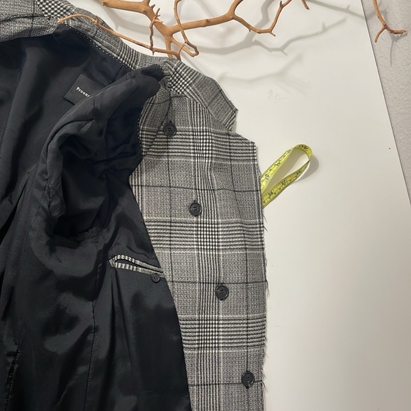 Proenza Schouler Plaid Deconstructed Blazer Like New - Picture 8 of 11